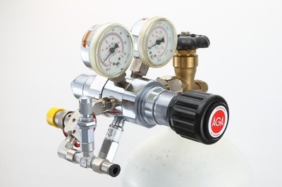 Aquarium double stage regulator custom co2 system, Victor HPT500/Swagelok/Clippa