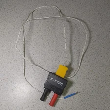 K Type Thermocouple Temperature Probe Sensor Wire Flex 36 In Chromel + Alumel