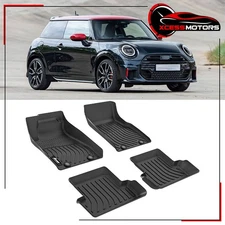 Fits 2025 MINI Cooper F65 4Dr Hardtop All Weather 3D Floor Mats Cargo Liners TPE