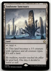 Soulstone Sanctuary #133 Foundations Rare MTG