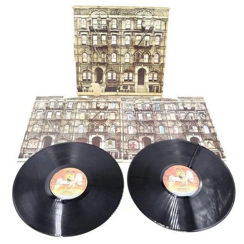 Led Zeppelin Physical Graffiti SSK89400 2 LP Vinyl Album UK Press 1975 Swan Song