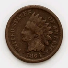 1864 Indian Head Cent Brown Smooth Good Wow!