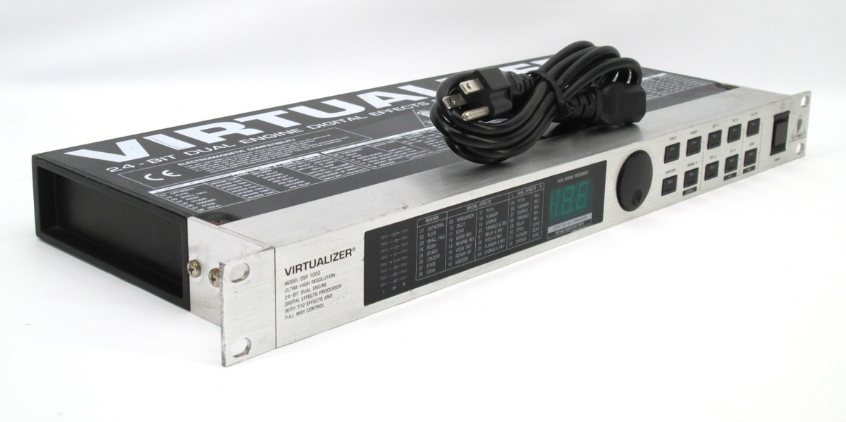 Behringer DSP1000 Virtualizer 24-Bit Dual Engine Digital Effects