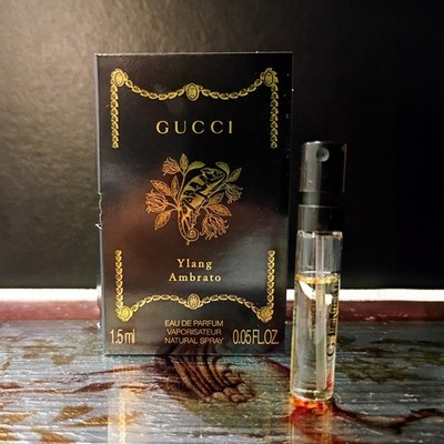 NEW GUCCI Ylang Ambrato Eau de Parfum The Alchemist's Garden spray 1.5ml sample