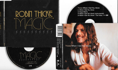 2 x ROBIN THICKE - magic  + when i get you alone  -  CD s