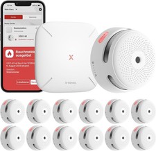 Produktbild - X-Sense FS121 Rauchmelder WLAN Set Smart Funk Rauchwarnmelder EN14604 App 12ER