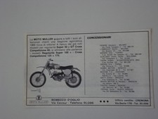 advertising Pubblicità 1969 MOTO MULLER CROSS COMPETIZIONE 125