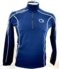PSU Penn State Nittany Lion Columbia Omni-Wick 1/4 Zip Golf Pullover Shirt Men S