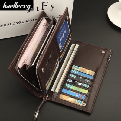 Baellerry Fashion Men's and women's clutches long multi-function .Used.