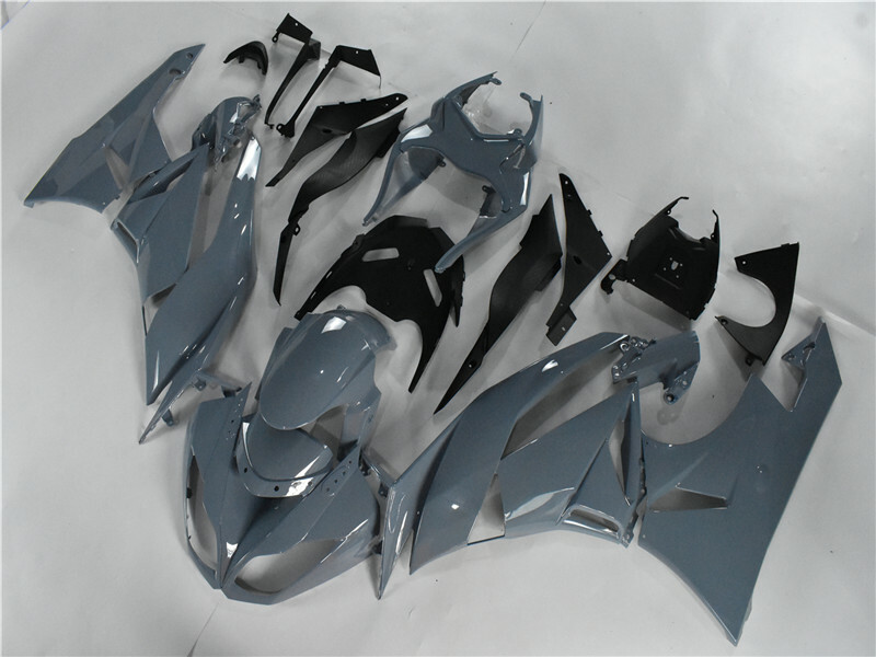 ucaグレー NTU Injection Grey ABS Fairing Fit for Kawasaki 2009-2012