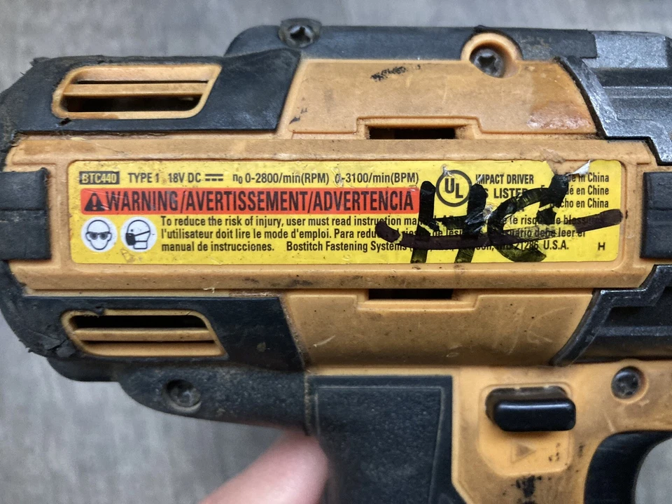 Bostitch 1/4" Hex Impact Driver (BTC440) & 1/2" Drill Driver (BTC400) 18V Tools - Image 4 of 4