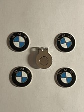  4 BMW Championship 1" Coin Style Golf Markers W/BONUS HAT CLIP - A Great Deal 