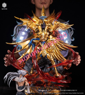 Super Six Studio Saint Saiya 1/6 Gemini Saga Kanon Resin Painted Figurine Statue