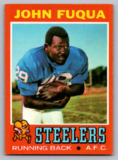 1971 TOPPS #76 JOHN FUQUA STEELERS ROOKIE