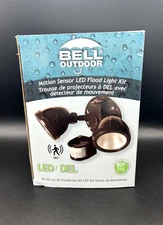 HUBBELL S2FLSBZ Motion Sensor LED Flood Light Kit Bell Outdoor
