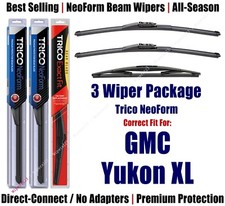 3-Pack Wipers Front/Rear NeoForm 2007 GMC Yukon XL 1500 XL 2500 - 162213x2/12E