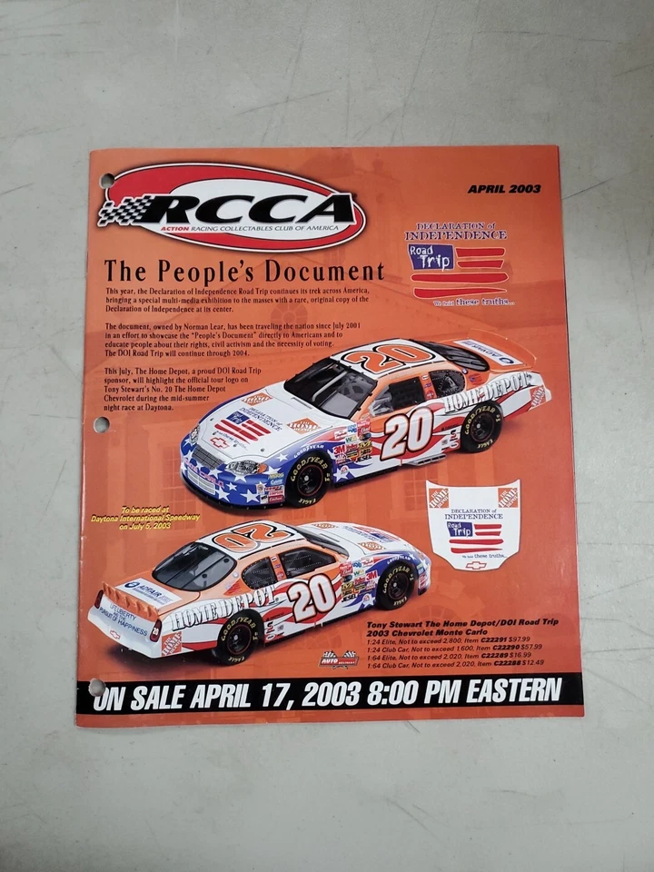 RCCA Magazine Dale Earnhardt Kevin Harvick Jeff Gordon DuPont Ballpark Racin X12 - Image 2 of 4