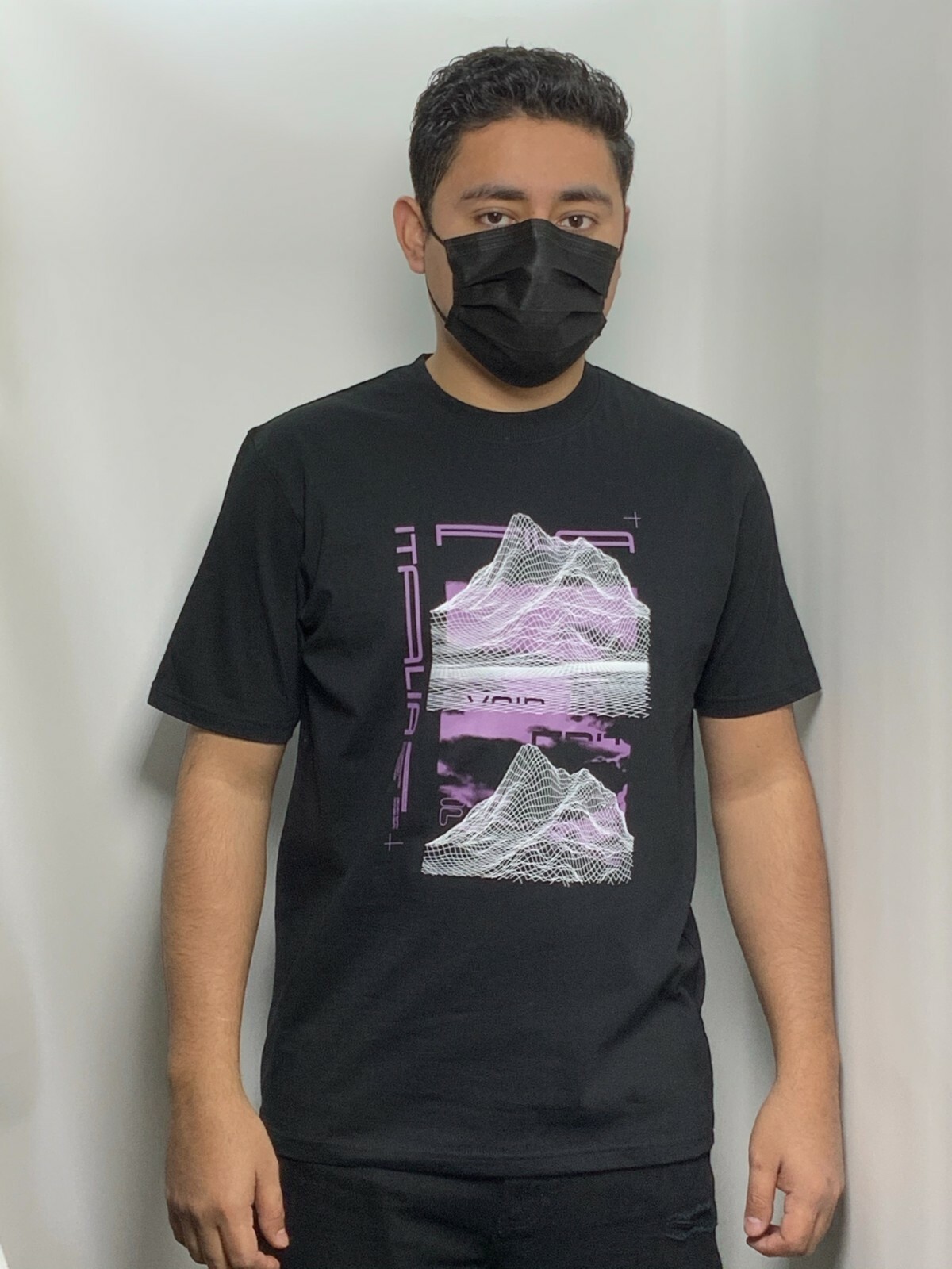 T shirt uomo Fila nera bianca viola firmata manica corta