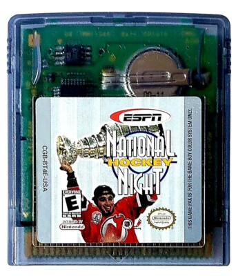 ESPN National Hockey Night (Nintendo Game Boy Color, 2001) for
