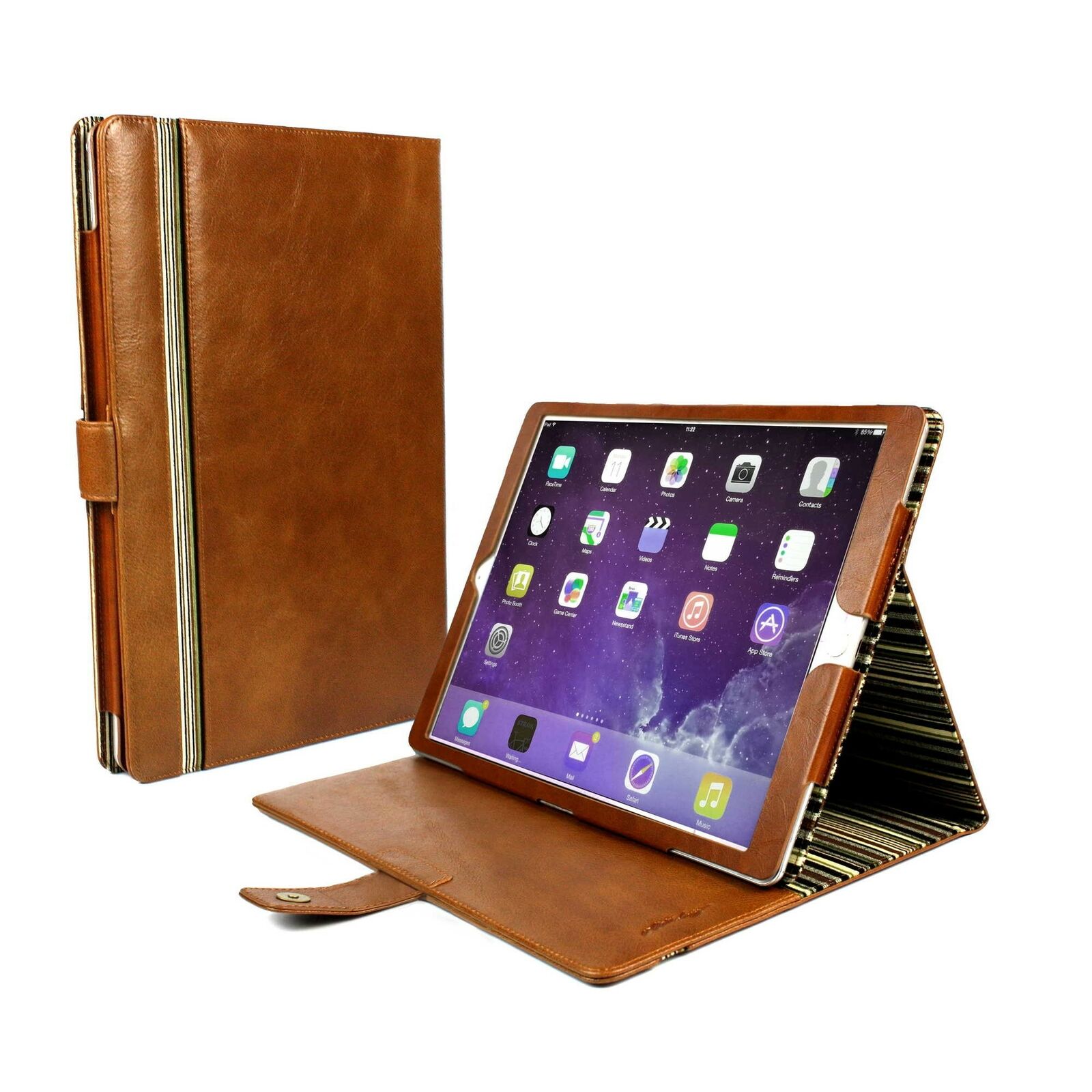 Alston Craig Genuine Leather Stand case for iPad Pro 9.7 / iPad Air 2 - Brown