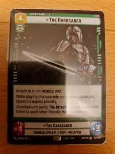 Star Wars UNLIMITED Shadows of the Galaxy The Darksaber 126/262 Legendary NM/M