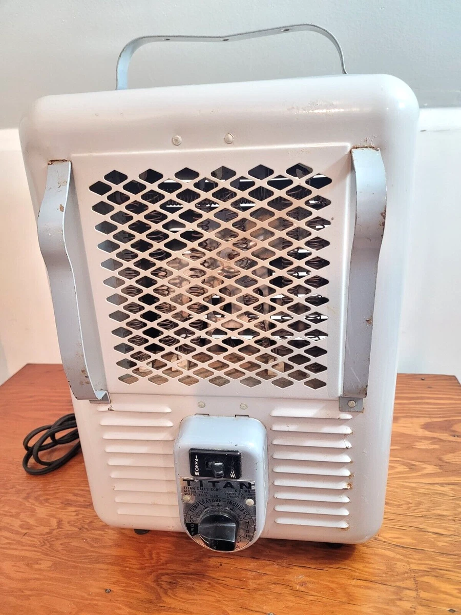 Vintage Titan Electric Space Heater Model T760 1320/1650 Watts For Repair  Works | eBay