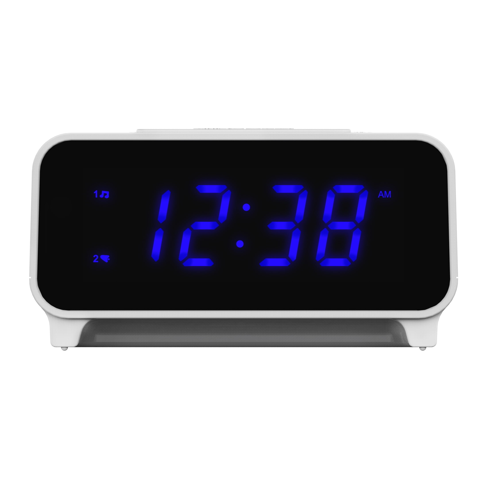 Emerson Smartset PLL AM/FM Dual Alarm Clock Radio with 0.9" Blue LED Display