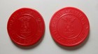(2) TOKENS CLUB CAL-NEVA CASINO RENO'S BEST BET GOOD FOR ONE DRINK RENO, NEVADA — photo 1