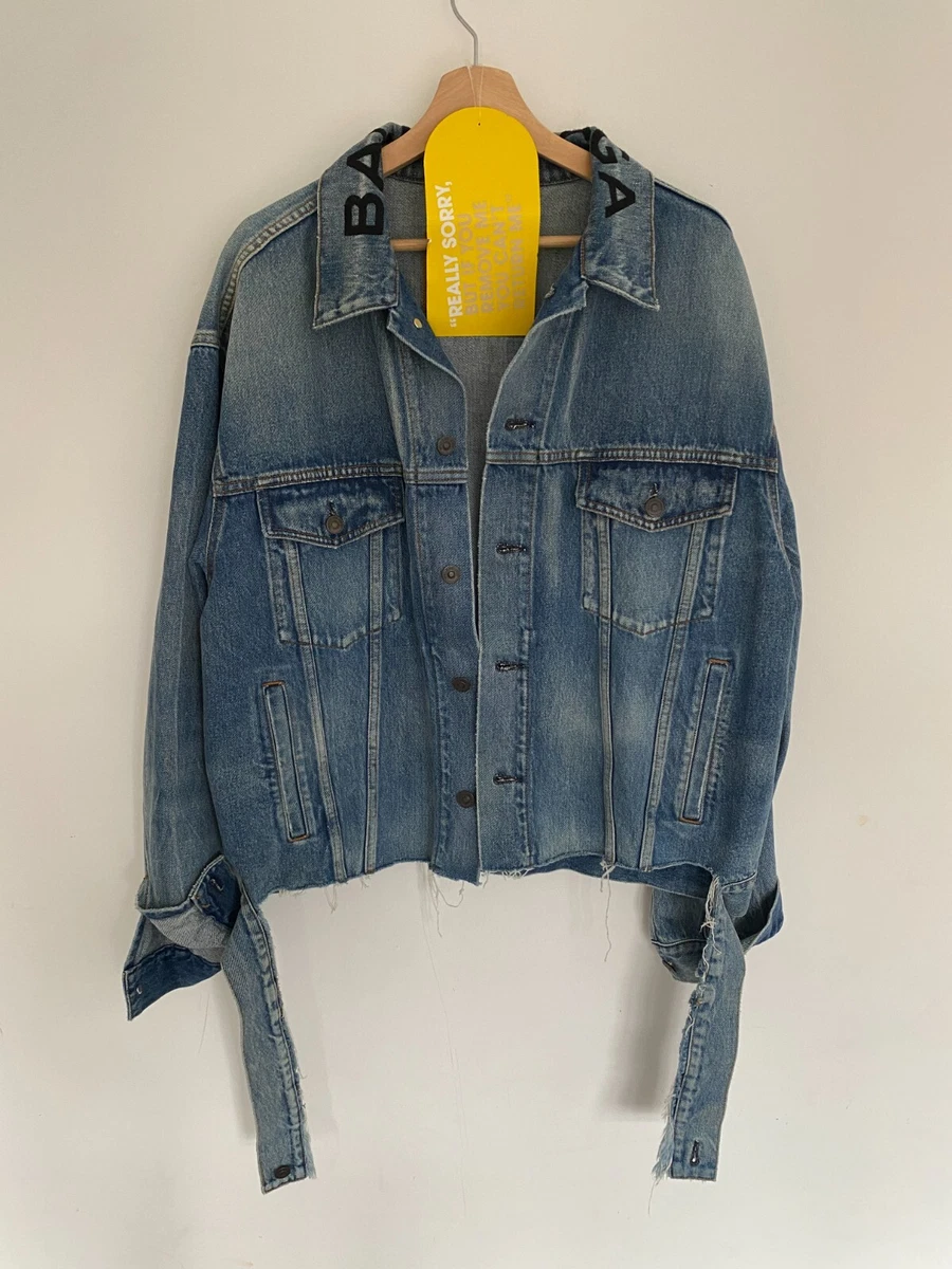 Balenciaga oversized shop denim jacket