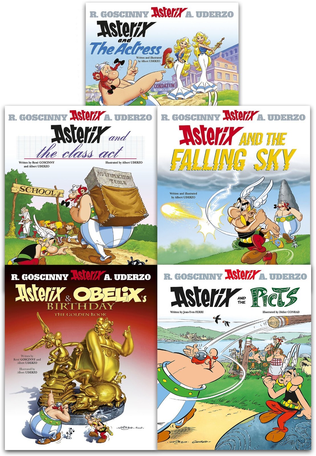 Asterix Series 7 (Book 31-35) Collection 5 Books Set By René Goscinny PB NEW - Image 2