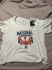 NEW FANATICS PHILADELPHIA PHILLIES 2022 NATIONAL LEAGUE CHAMPIONS v neckSHIRT 4X