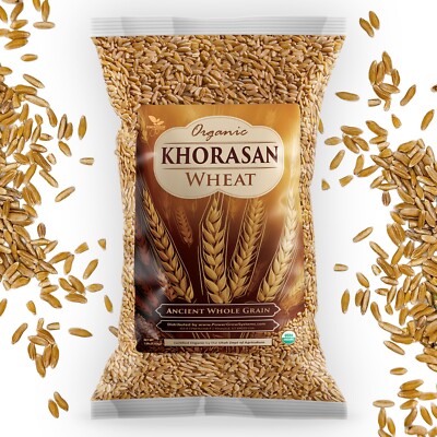 Khorasan Wheat - 100% Certified Organic Khorasan Wheat (5-25 Pounds)