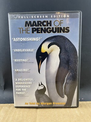 March Of The Penguins Full Screen Edition DVD MULTIPLE DVD'S SHIP FREE!