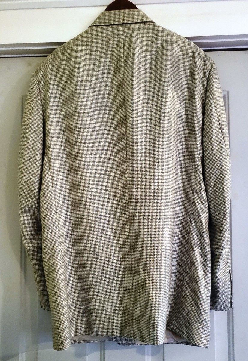 Veste Blazer En Laine Worldly Things By Noi Moda - Taille 42 (US 8), Verte, Occasion Très Bon état
