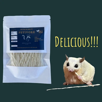PETIVORE Premium Fish Stick for Sugar Glider and Small Exotic Pet - 35g.