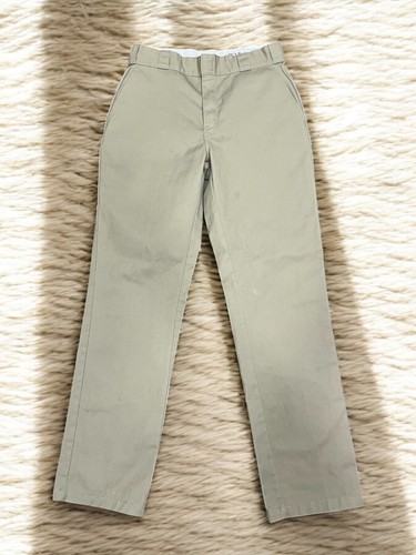 Dickies 874 Original Fit Pants Men's 28"W x30"L Tan Workwear Durable