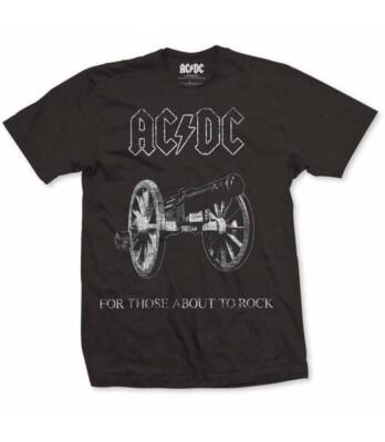 ROCK OFF ACDC About to Rock Herren T-Shirt Official Tee ACDCTS06MB