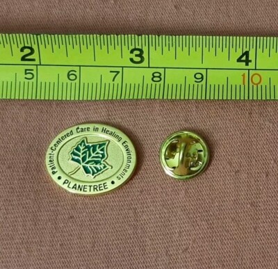 Planetree Patient Centered Care In Healing Environments Gold Tone Lapel Pin