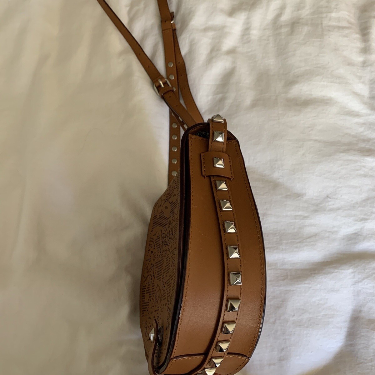 Rebecca Minkoff Brown Leather Studded Belt Bag Rebecca Minkoff Leather Studded Belt Crossbody Bag Classic  main image 2