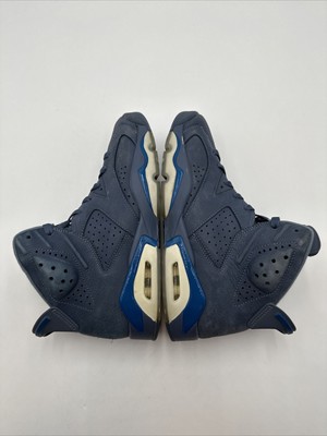 Size 8.5 - Jordan 6 Retro Diffused Blue 2018 (Preowned) Size 8.5 - Air Jordan 6 Retro Diffused Blue for sale online  main image 2
