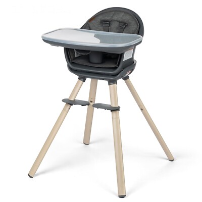 Maxi-Cosi Moa 8-in-1 High Chair - Classic Graphite, Creased Box,  Warranty 