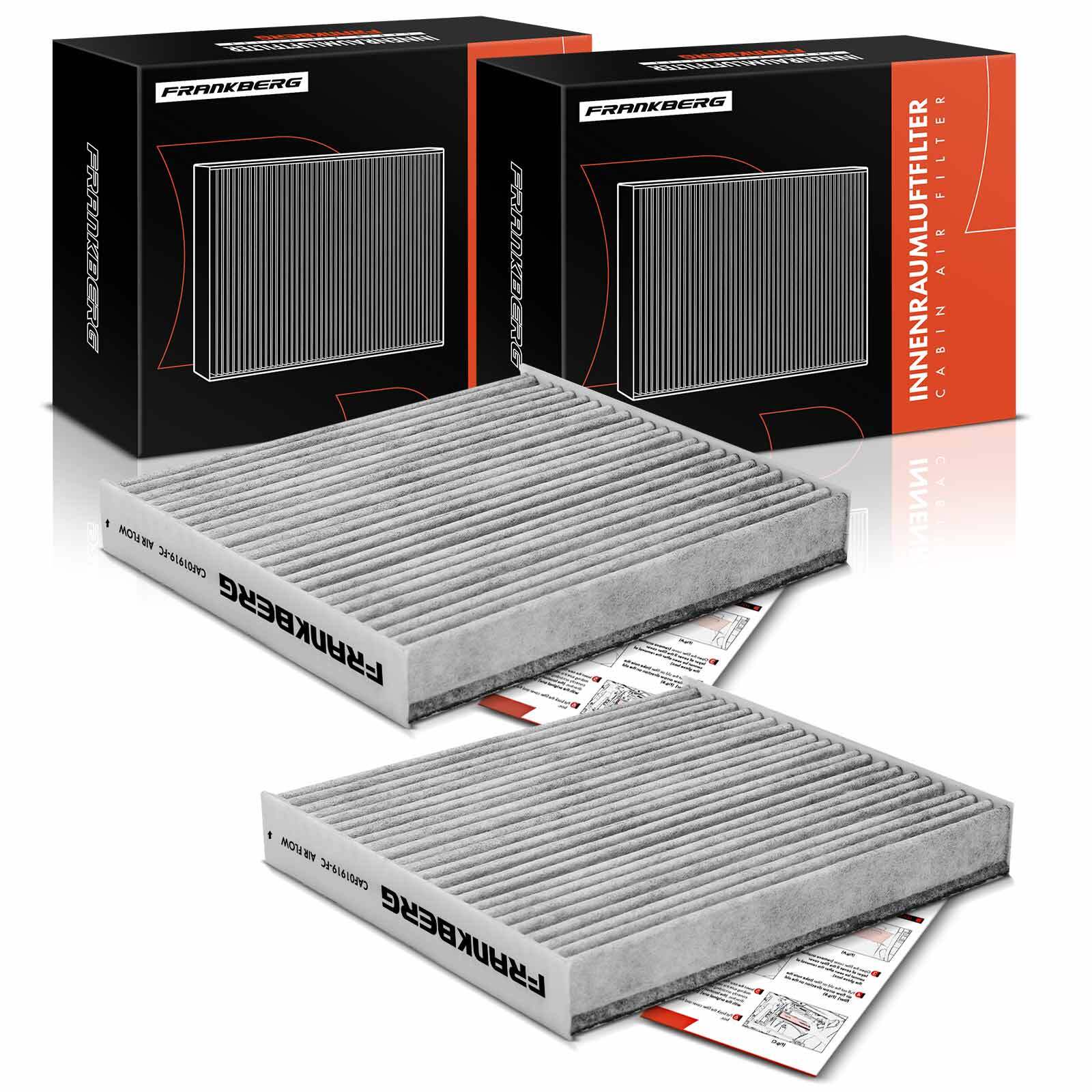 FRANKBERG 2x Cabin Air Filter for Land Rover Discovery 16-24 Range Rover 12-21