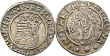 RDR Hungary Kremnitz Denarius 1563 Ferdinand I., 1526-1564 Original Coin #TFA54