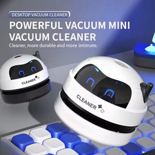 Portable Mini Desk Table Vacuum Cleaner Cute Desktop Dust Sweeper