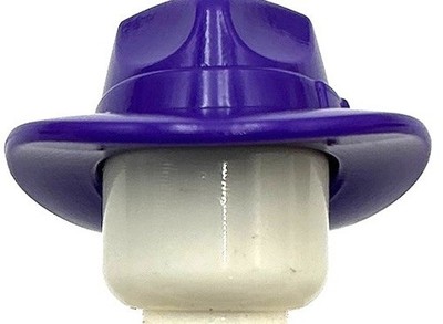 Lego New Dark Purple Minifigure Headgear Hat Wide Brim Outback Style Fedora Part