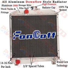 2 Row Radiator Cooler For Ford/New Holland 1510 1710 Tractor Models SBA310100440