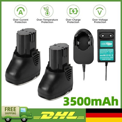 10.8V 3500mAh Li-ion Akku/Ladegerät Für Dremel 8001-02 8001-01 855-45