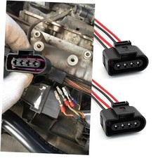 2PCS Ignition Coil Female Connector Plug Harness Pigtail, Auto Waterproof