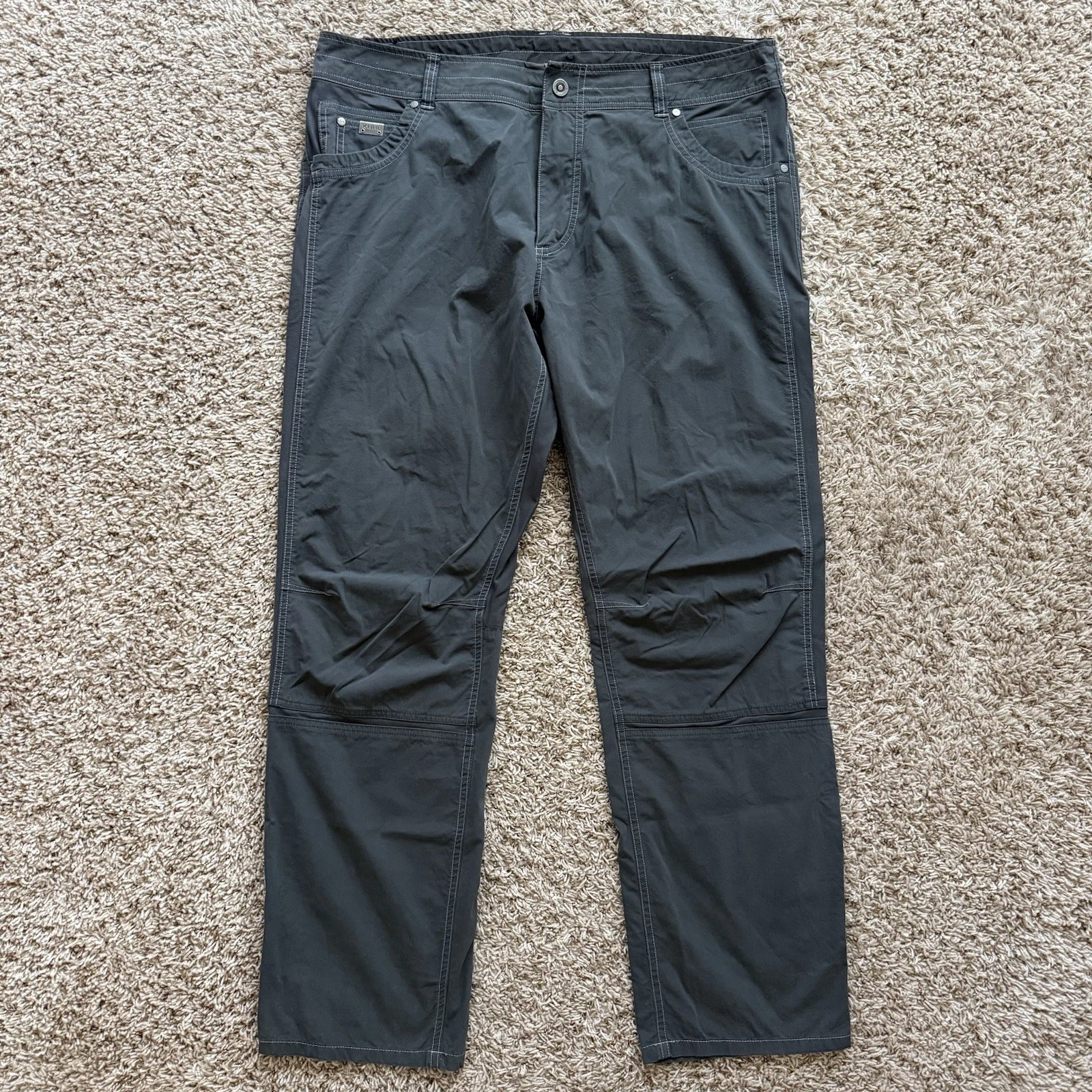 Kuhl Pants Men’s 38x31 Grey Radikl Hiking Pockets Outdoors Stretch Lightweight