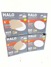 4pk Halo 6 In.color Selectable New Constructionremodel Canless Recessed Led Kit